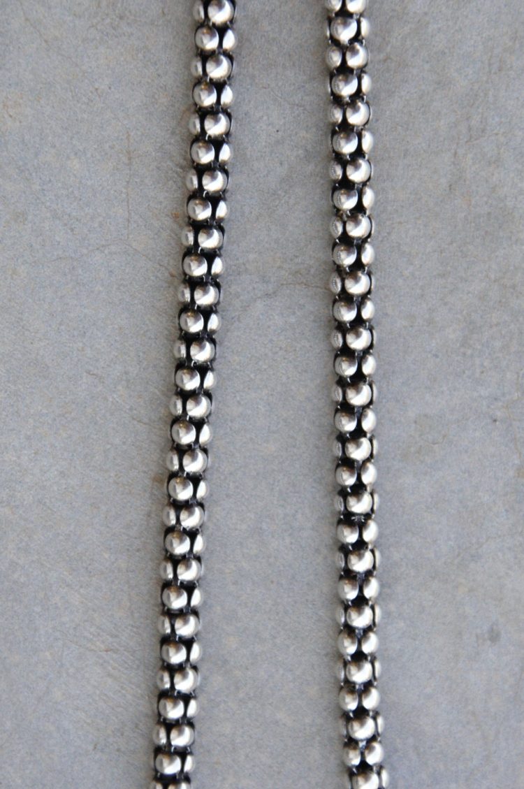 40cm Thick Oxidized Rope Chain