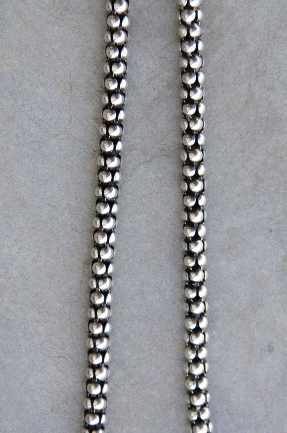 40cm Thick Oxidized Rope Chain