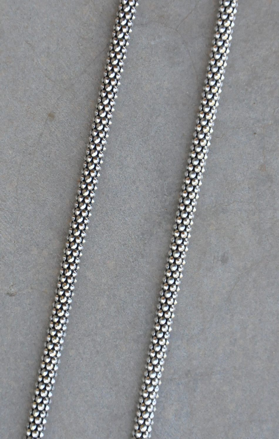 45cm Medium Oxidized Rope Chain