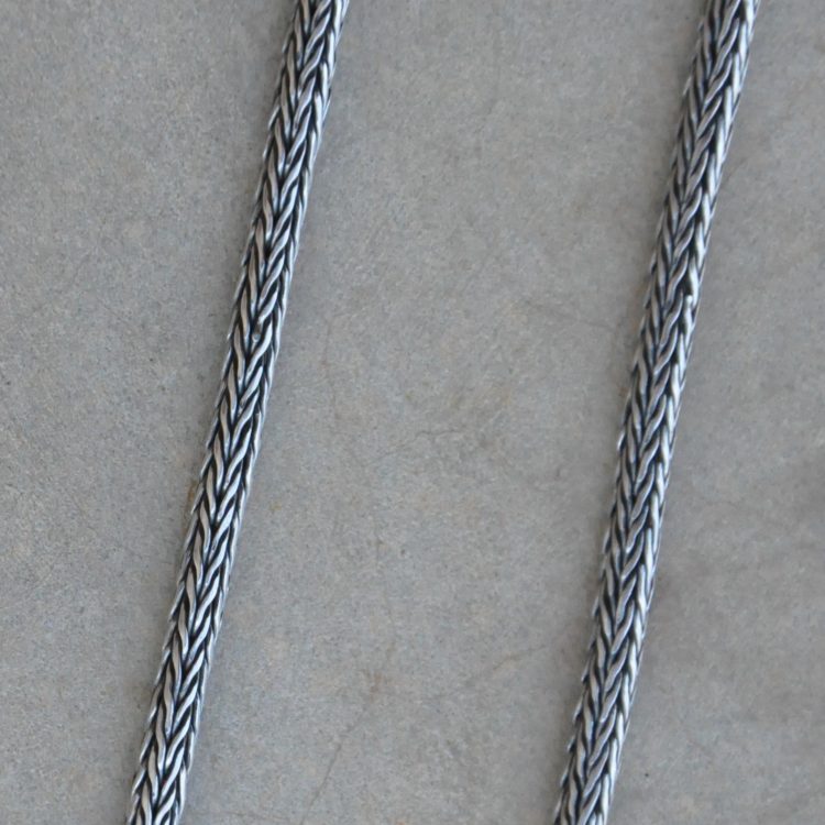 75cm Oxidized Medium Rope Chain