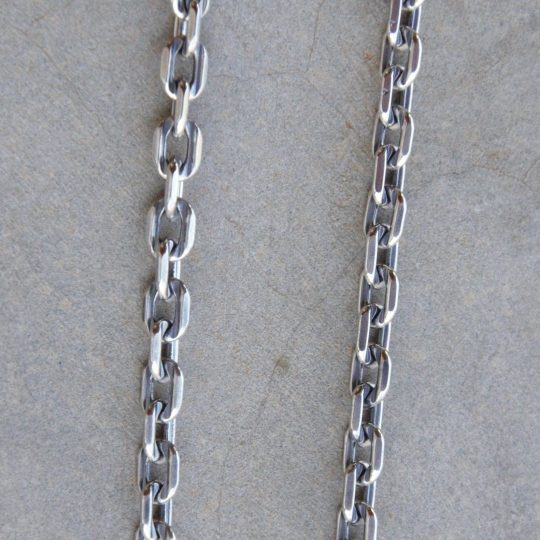 90cm Thick Oxidized Link Chain