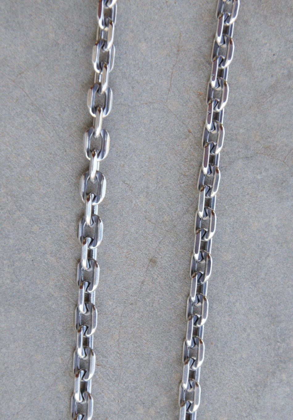 90cm Thick Oxidized Link Chain