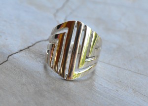 Geometric Design Ring