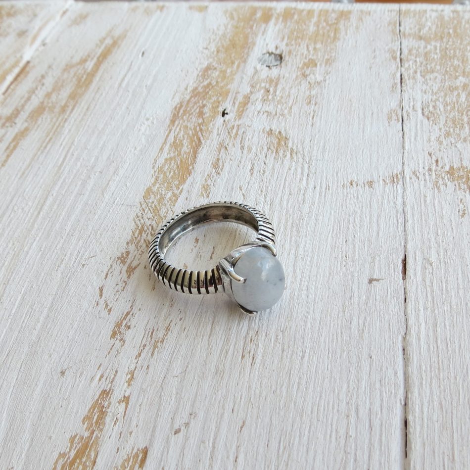 Sterling silver Moonstone ring - Image 2