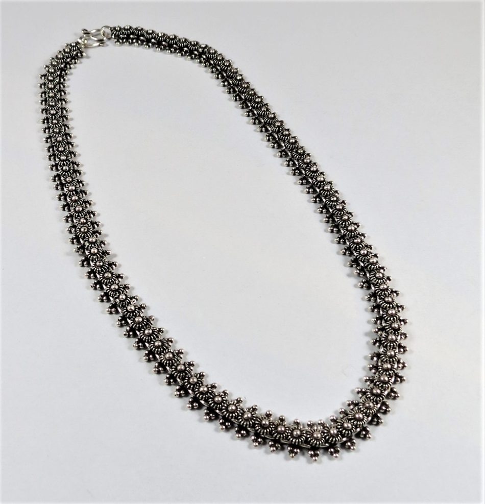 40 cm Sterling silver Hilltribe Thai necklace