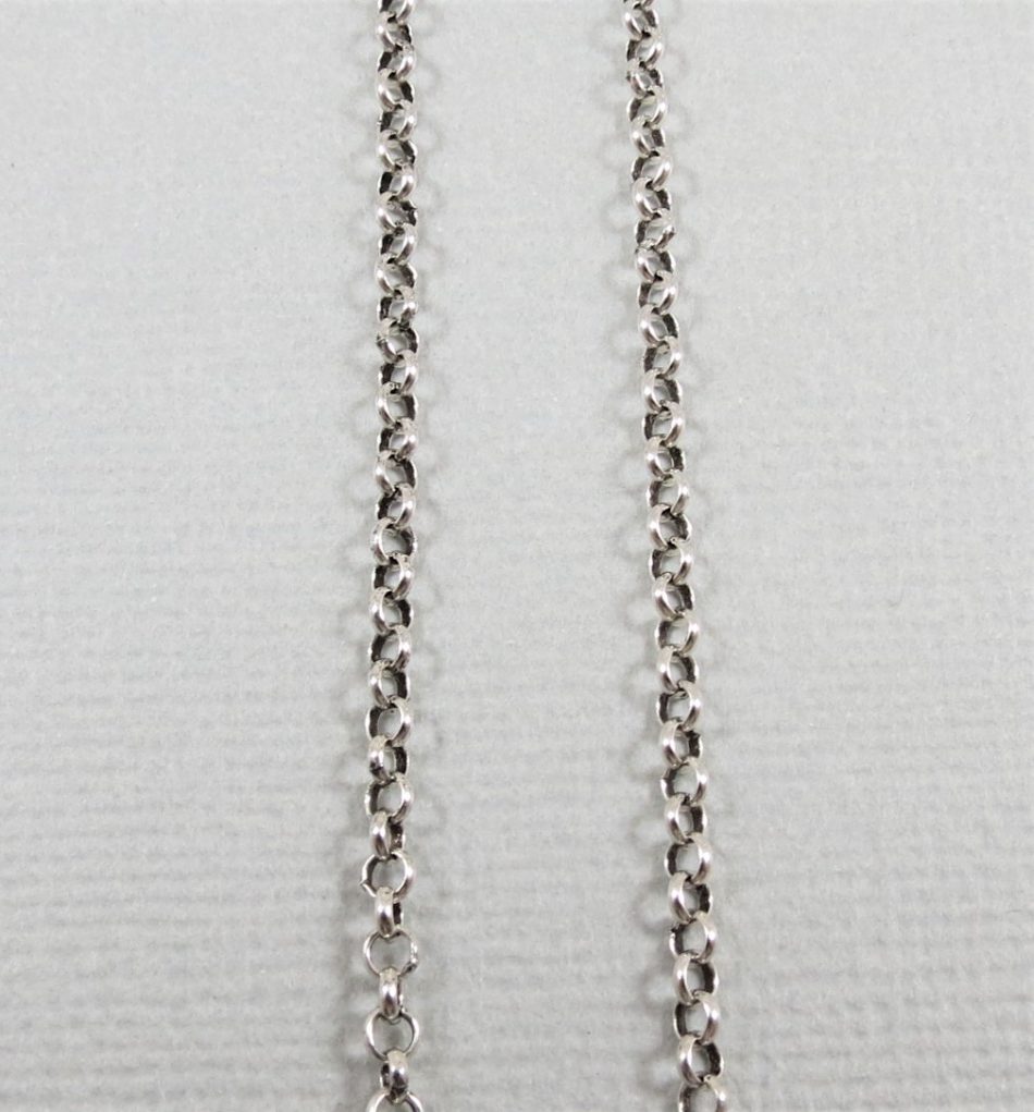 thin round link chain 70cm