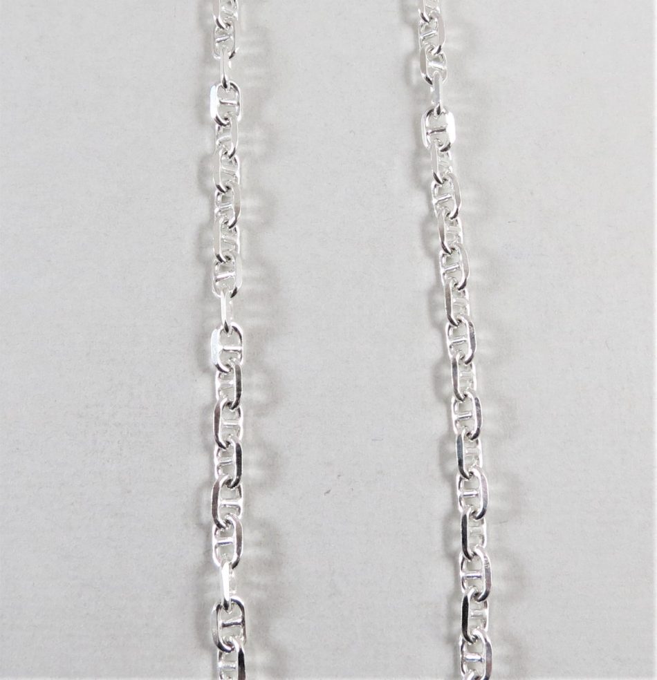 sterling silver link chain 50cm