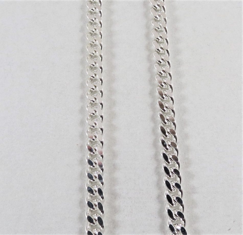 sterling silver chunky chain 60cm x 4mm