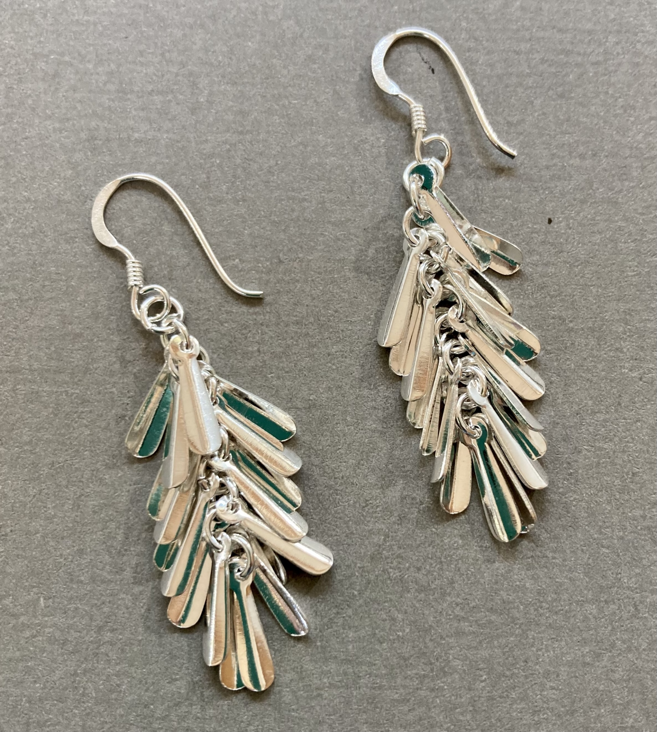 Tassel earrings clearance sterling silver