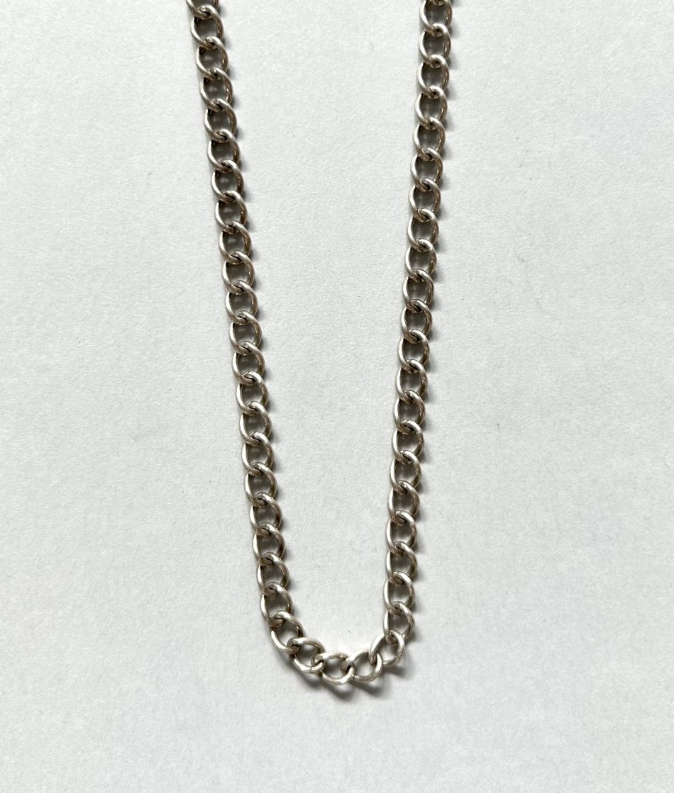 Sterling silver medium link chain 50cm