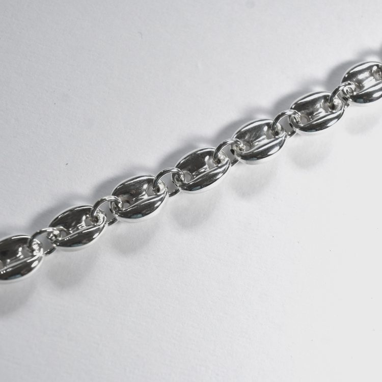 sterling silver gucci bracelet - 19cm/20cm