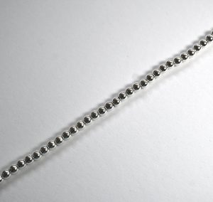 sterling silver flexi ball bracelet - 16.5cm