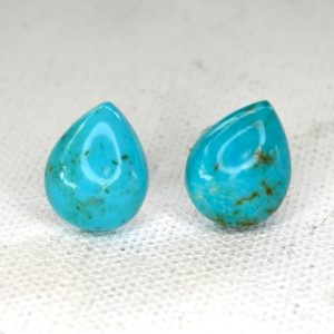 teardrop turquoise stud earrings